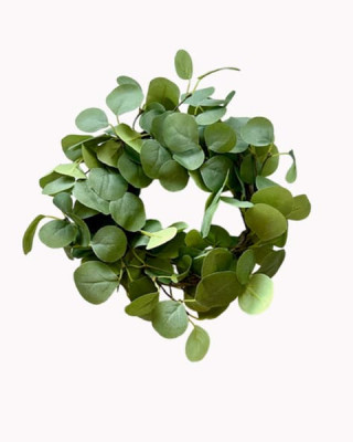 ART ET LUMIERE ΣΤΕΦΑΝΙ ΜΕ ΦΥΛΛΑ ΠΡΑΣΙΝΑ