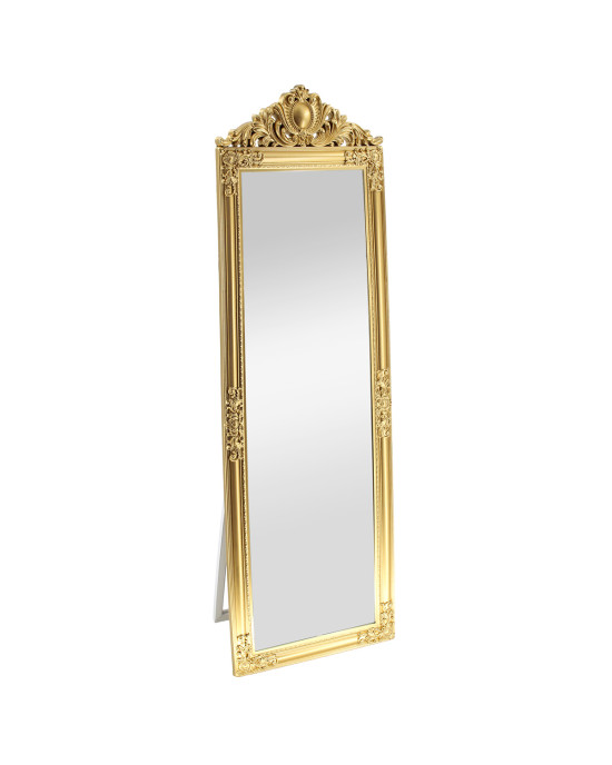 Καθρέπτης δαπέδου - τοίχου 45Χ145 εκ. Χρυσός με πλαστικό πλαίσιο - KESKOR 72835