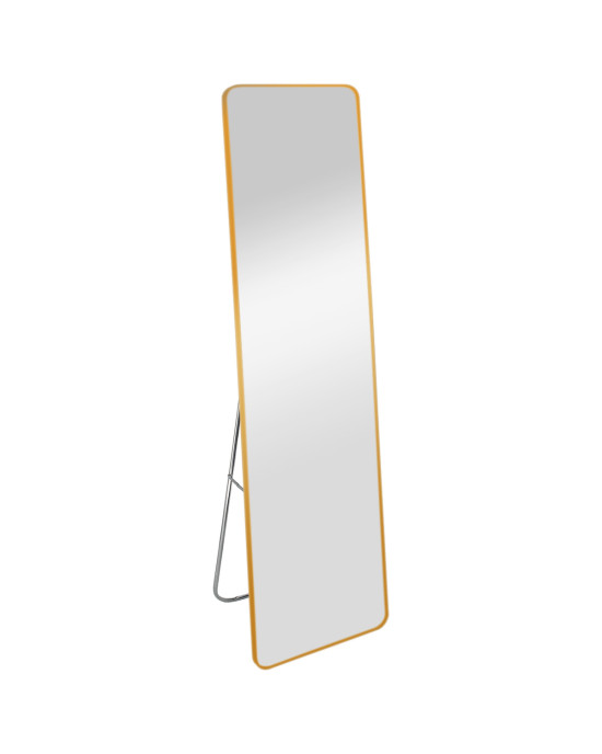Καθρέπτης δαπέδου 36X146 εκ. Χρυσός με PVC πλαίσιο - KESKOR 57408