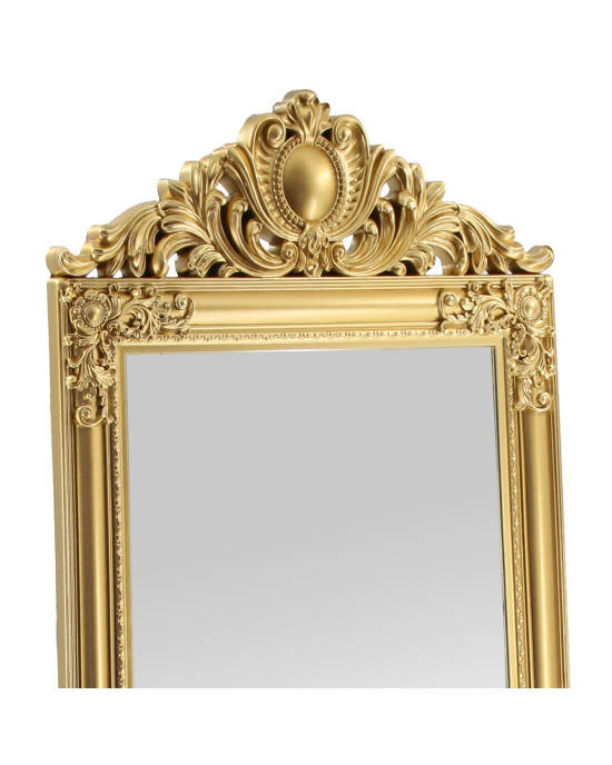 Καθρέπτης δαπέδου - τοίχου 45Χ145 εκ. Χρυσός με πλαστικό πλαίσιο - KESKOR 72835